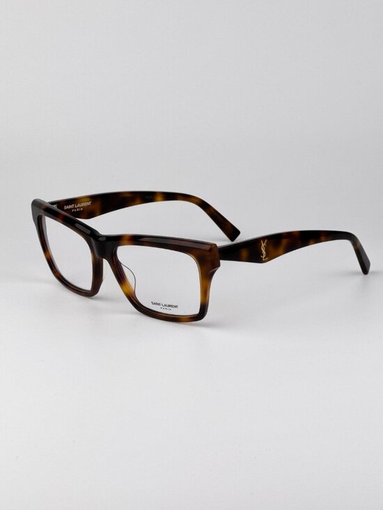 Saint Laurent Women’s Eyeglasses Havana Rectangular SLM104OPT 003 NEW AUTHENTIC main image 10